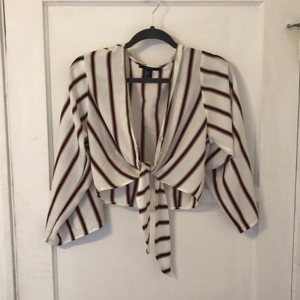 Forever 21 tie front top